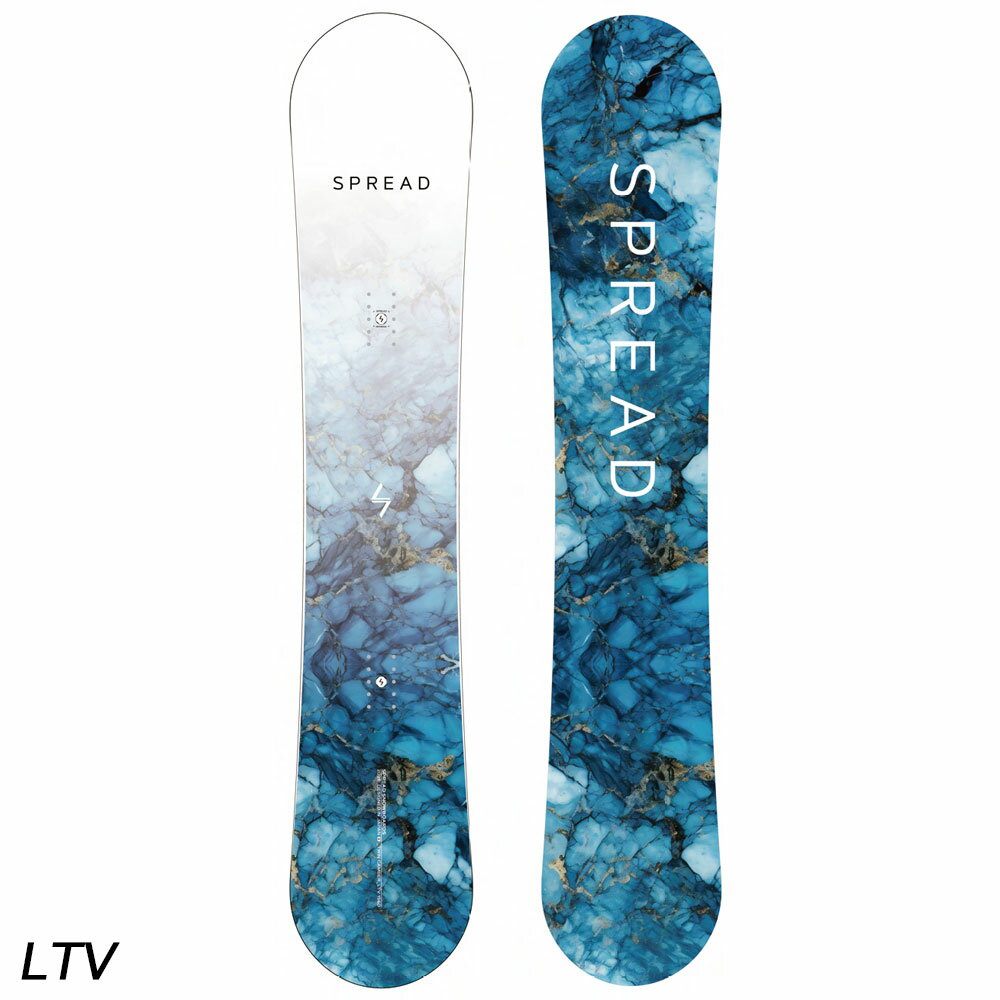 スプレッド SPREAD LTV スノーボード ボード キャンバー レディース