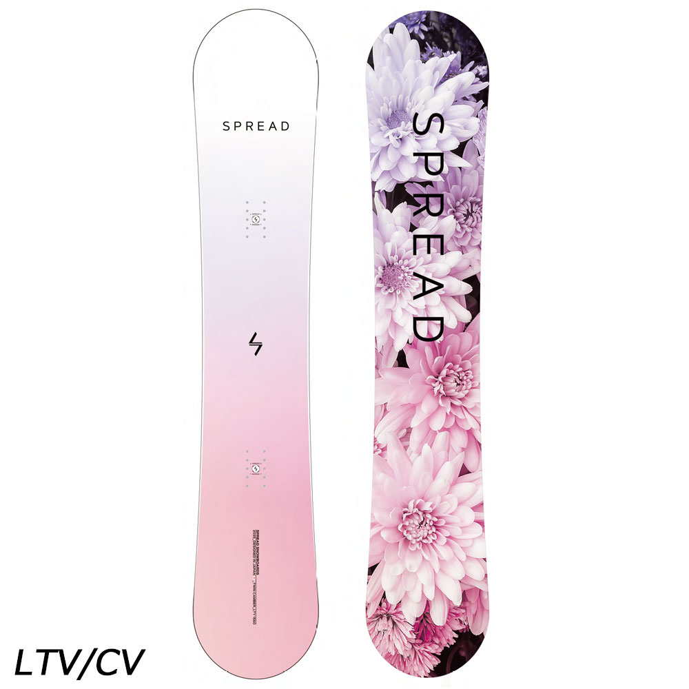 スプレッド SPREAD LTV/CV スノーボード ボード キャンバー レディース