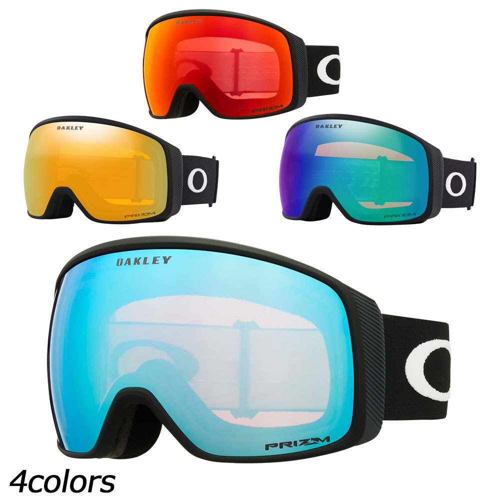 乐天商城 - オークリー OAKLEY フライトトラッカーL マットブラックストラップ OO7104 スノーボード ゴーグル プリズムレンズ