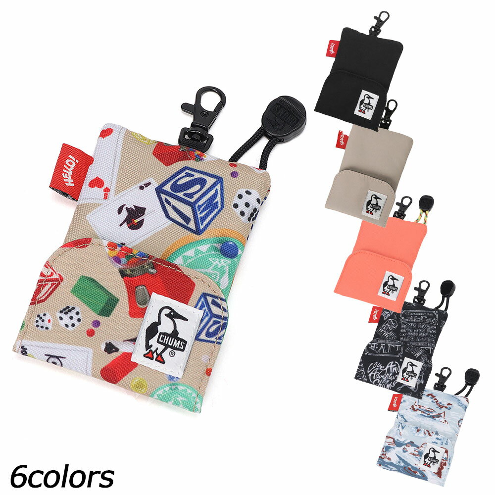 チャムス CHUMS リサイクルリトラクターキーホルダー CH60-3994 カードホルダー キーホルダー 雑貨
