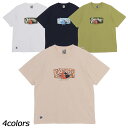 チャムス CHUMS アンチバグチャムスグラフィティTシャツ CH01-2507 Tシャツ 半袖 ユニセックス 虫よけ加工 親子お揃い
