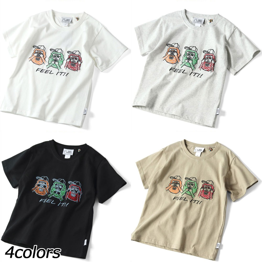 Rakuten - ジムマスター gym master KIDS 7.4oz FEEL IT！刺繍 Tee G521792K Tシャツ 半袖 キッズ ジュニア 親子お揃い