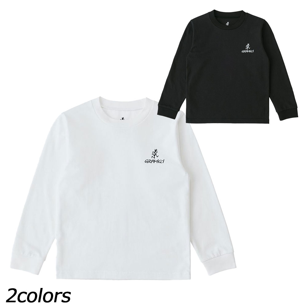 Rakuten - グラミチ Gramicci キッズワンポイントロゴ L/S T シャツ G5FK-T103-K Tシャツ 長袖 キッズ ジュニア