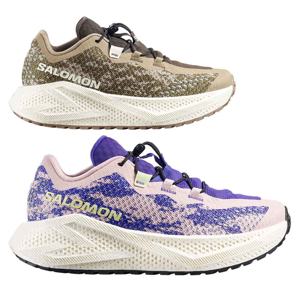 乐天商城 - サロモン SALOMON エアロ グライド 4 グラベル L49175300 L49175600 シューズ ランニング 厚底 レディース