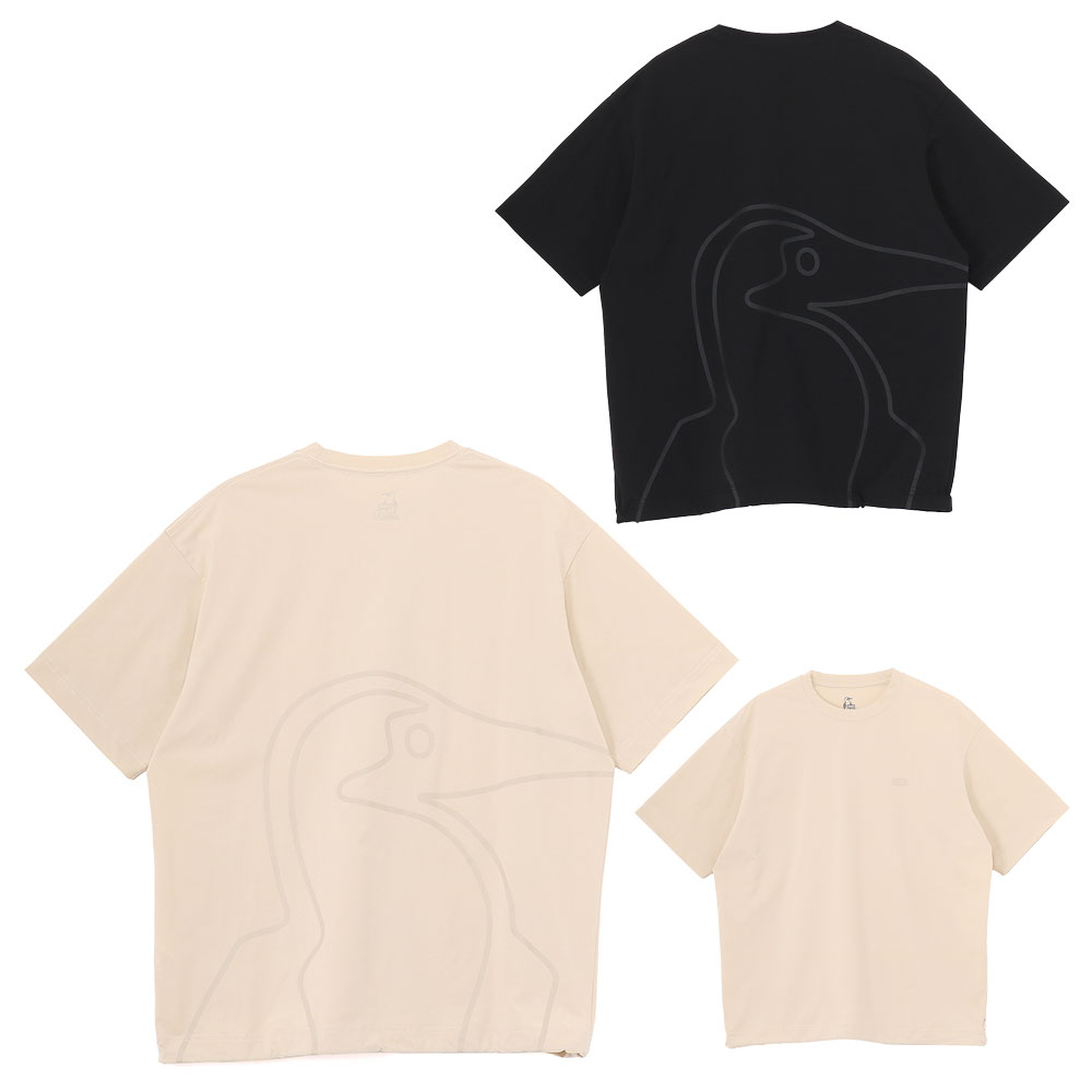 Rakuten - チャムス CHUMS スプラッシュビッグブービーTシャツ CH01-2767 Tシャツ メンズ ラッシュガード UVカット 速乾 オーバーサイズ ユニセックス