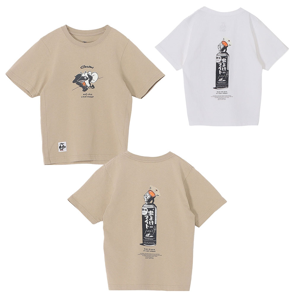 樂天商城 - チャムス CHUMS キッズアンチバグライトTシャツ CH21-1435 Tシャツ 半袖 虫よけ加工 キッズ ジュニア