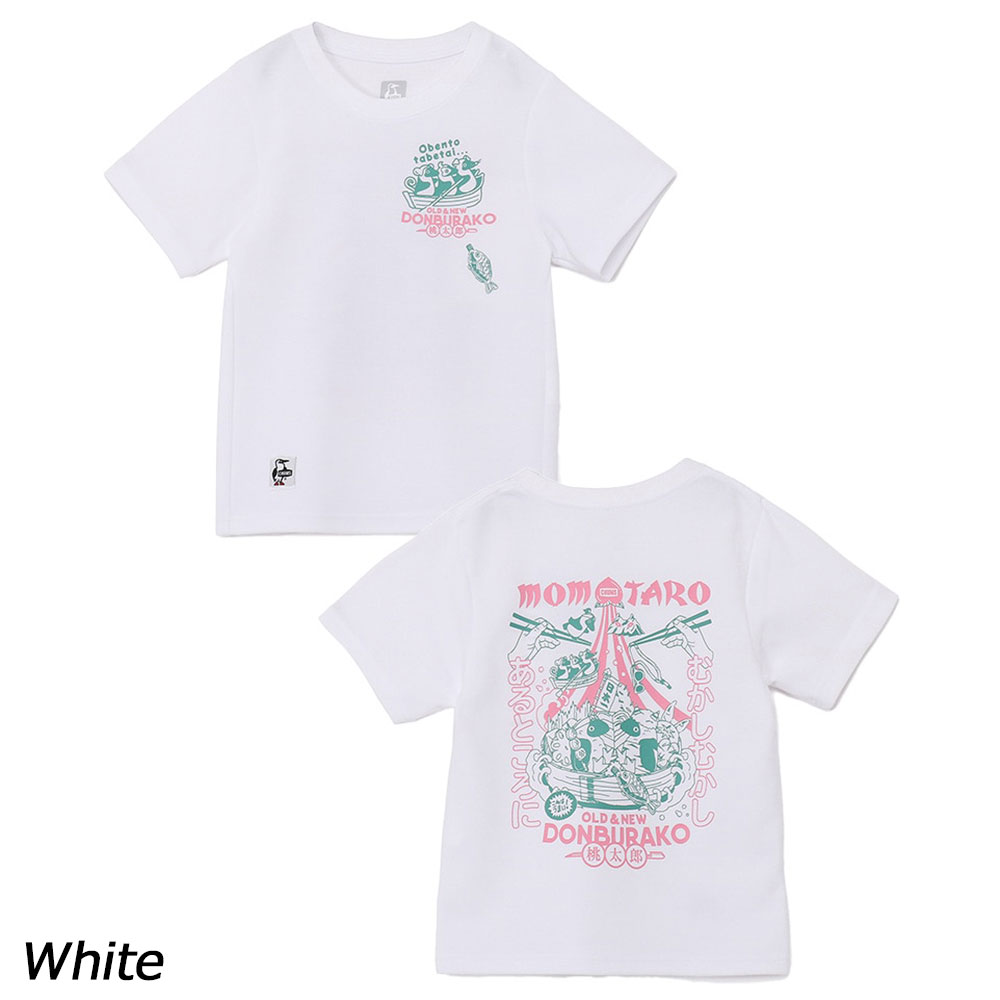 乐天商城 - チャムス CHUMS キッズコットンドライドンブラコTシャツ CH21-1449 Tシャツ 半袖 ドライ キッズ ジュニア 親子お揃い