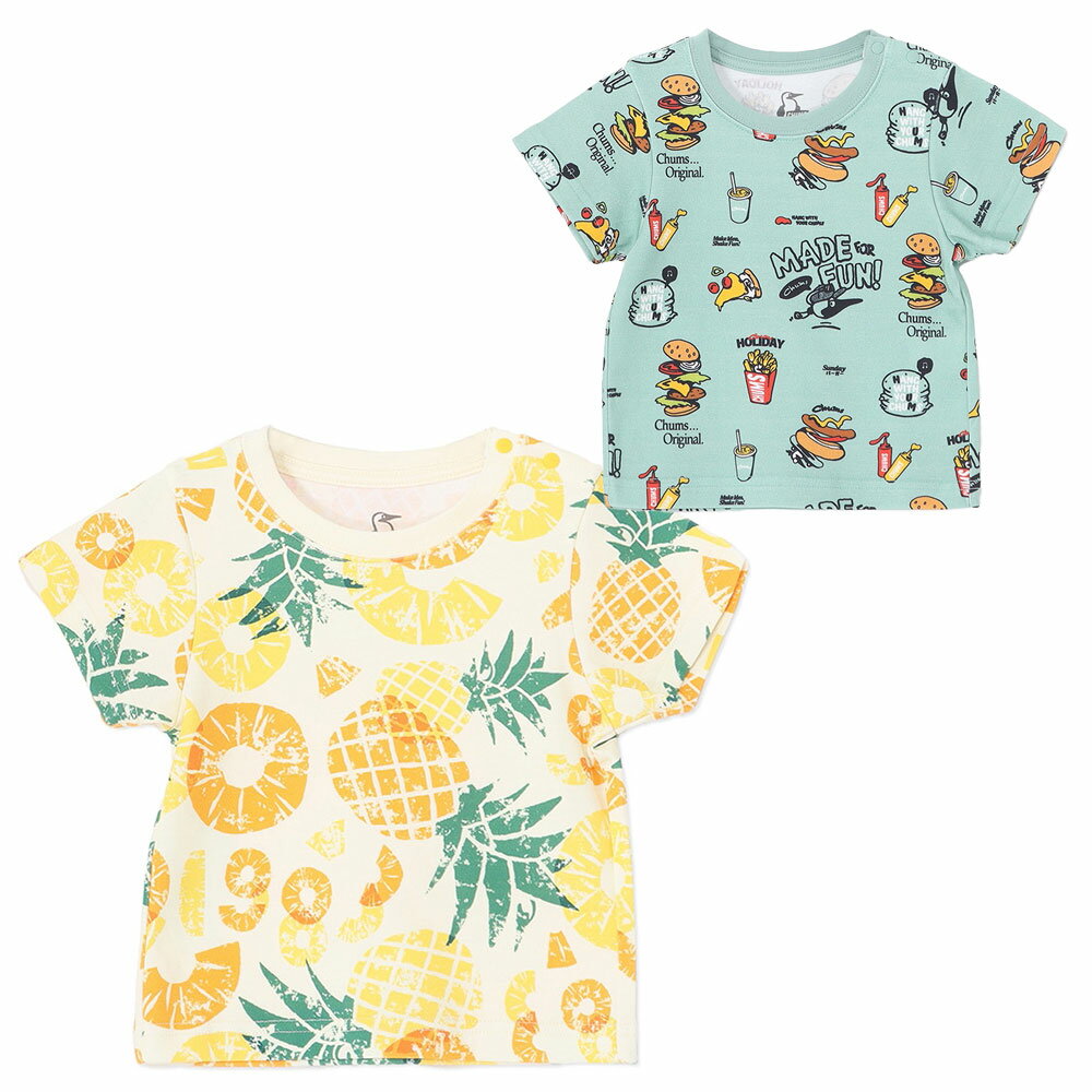 Rakuten - チャムス CHUMS ベビーパターンドTシャツ CH21-1377 Tシャツ 半袖 ベビー キッズ