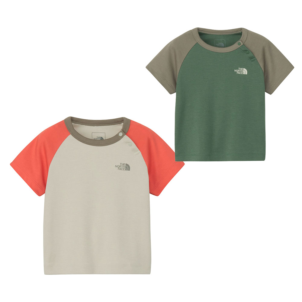 Rakuten - ノースフェイス THE NORTH FACE スムースグローティー NTB32647 Tシャツ 吸湿 UVプロテクト キッズ ベビー トドラー