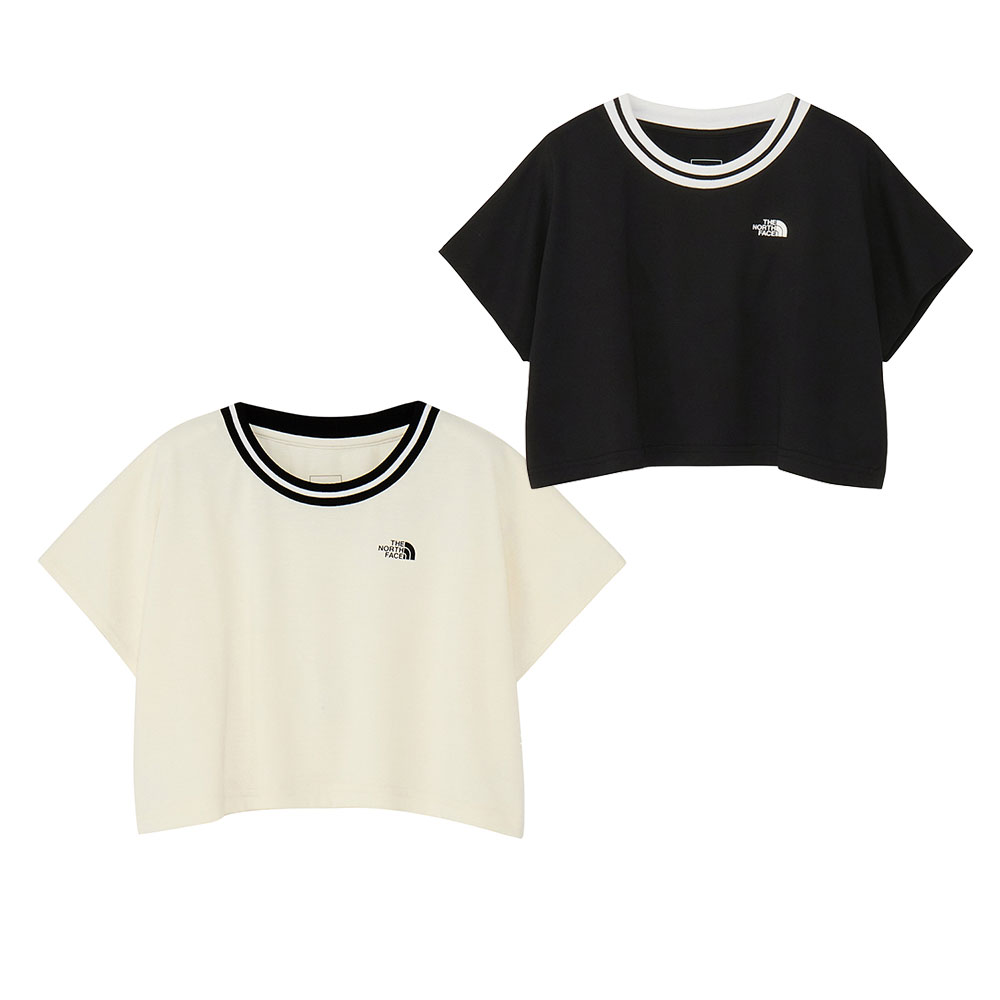 樂天商城 - ノースフェイス THE NORTH FACE ショートスリーブワイドショートティー NTJ32603 Tシャツ 半袖 ショート丈 吸汗 速乾 UVケア 抗菌 防臭 キッズ ジュニア ダンス