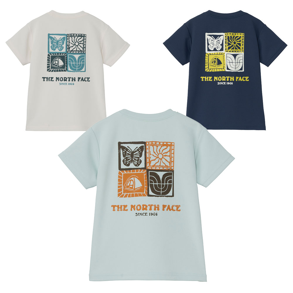 Rakuten - ノースフェイス THE NORTH FACE トドラーショートスリーブTNFビーフリーグラフィックティー NTT12637 Tシャツ 半袖 軽量 速乾 UVプロテクト キッズ トドラー