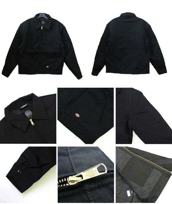 Dickies ディッキーズ ジャケット JT15 アイゼンハワージャケット【TJ15】スイングトップ LINED EISENHOWER JACKET デッキーズ 仕事着 作業着 つなぎ