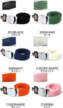 【最大2000円OFFクーポン配布】【メール便配送】Dickies ディッキーズ ベルト DS275ZGロゴワークキャンバスベルト / ガチャベルトLOGO WORK CANVAS BELT