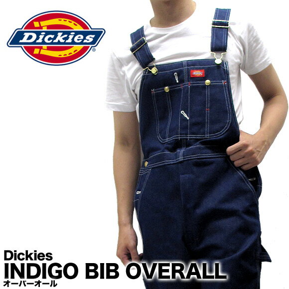 fBbL[Y Dickies I[o[I[ fj INDIGO BIB OVERALL 83294 ƒ d ƕ jtH[ jp Y Ȃ