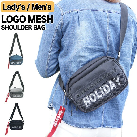 Rakuten - 【楽天スーパーSALE最大2000円引きクーポン】keys ロゴメッシュ ショルダーバッグ HOLIDAY KB-085【メンズ・レディース】