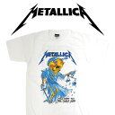 METALLICA メタリカ バンドTシャツ 半袖 BA-0001-WH Their Money Tips Her Scales Again TEE バンドTシャツ