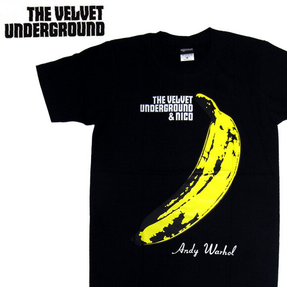 THE VELVET UNDERGROUND ヴェルヴェット・アンダーグラウンド バンドTシャツ 半袖 BA-0010-BK THE VELVET UNDERGROUND & NICO TEE