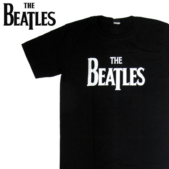 THE BEATLES ビートルズ バンドTシャツ 半袖 BG-0001-BK DROP-T LOGO TEE ドロップティー ロゴ 半袖Tシャツ