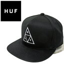 ハフ キャップ HUFエッセンシャル トリプルトライアングル スナックバックキャップ HT00344 BBキャップ 帽子 定番モデル 正規品 USA