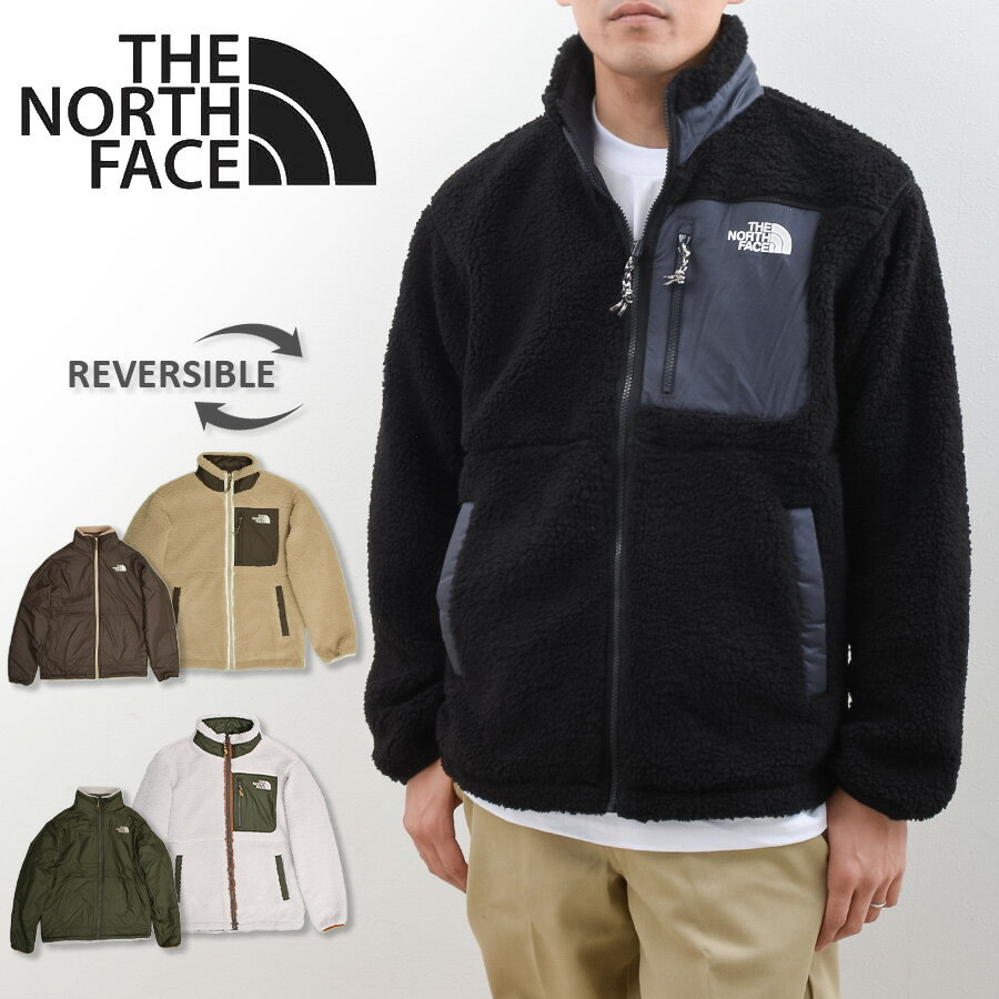 ノースフェイス 【国内配送】 フリースジャケット アウター THE NORTH FACE NJ4FP54 ボアフリース メンズ レディース リバーシブル ホワイトレーベル PLAY GREEN RVS FLEECE HOODIE