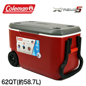 コールマン COLEMAN クーラーボックス 62QT 3000005890 エクストリーム クーラーボックス 大型 大容量58.7L XTREME COOLERS BOX アウトドア キャンプ 運動会 釣り フィッシング