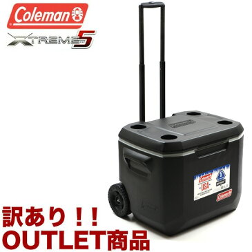 【訳あり】【アウトレット】コールマン Coleman クーラーボックス エクストリーム 50QT 3000005145 3000002003 エクストリーム ホイールクーラー 47.3L Coleman XTREME WHEELED COOLER ハードクーラー 返品交換不可