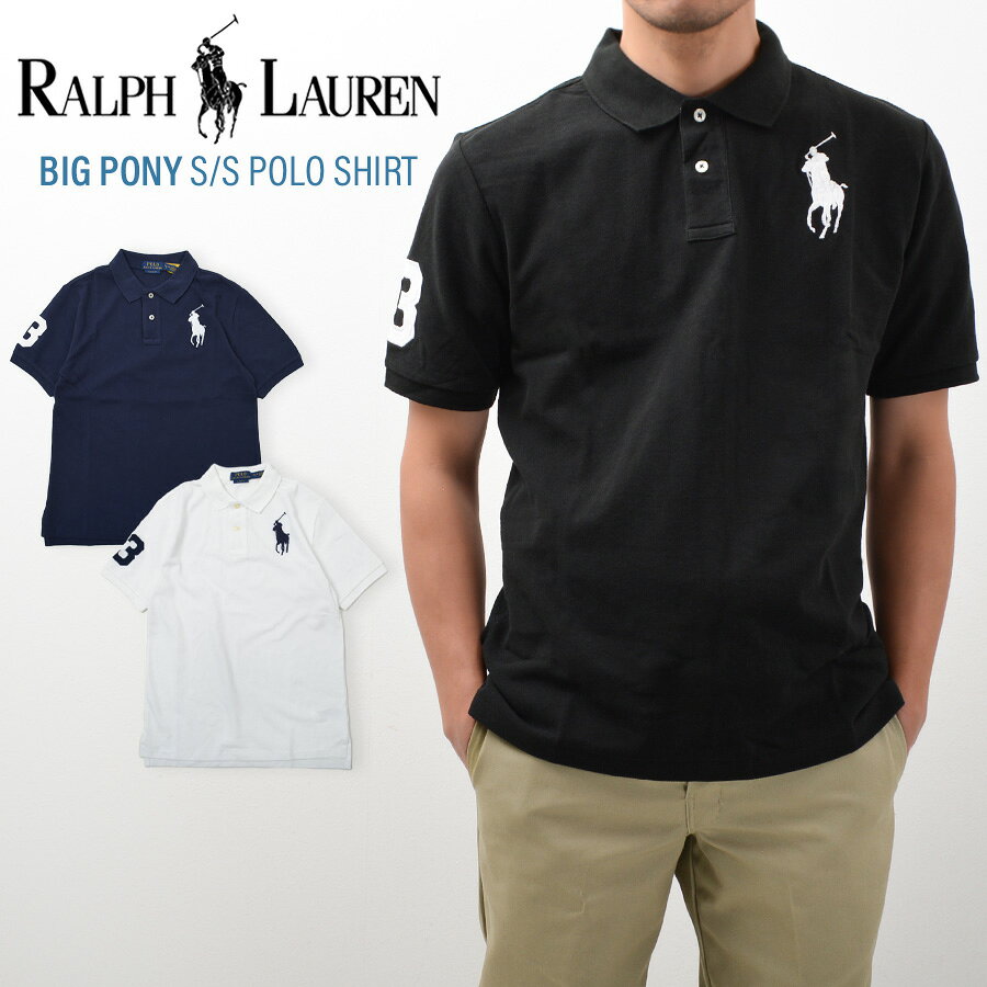 POLO Ralph Lauren ポロ ラルフローレン ポロシャツ メンズ 半袖 BIG PONY ビッグポニー コットン100％ 鹿の子 ワンポイント ビッグロゴ カジュアル ゴルフ 春 夏 BIG PONY S/S POLO SHIRT 670257