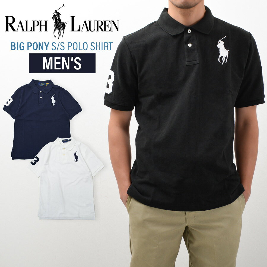 POLO Ralph Lauren ポロ ラルフローレン ポロシャツ メンズ 半袖 BIG PONY ビッグポニー コットン100％ 鹿の子 ワンポイント ビッグロゴ カジュアル ゴルフ 春 夏 BIG PONY S/S POLO SHIRT 670257