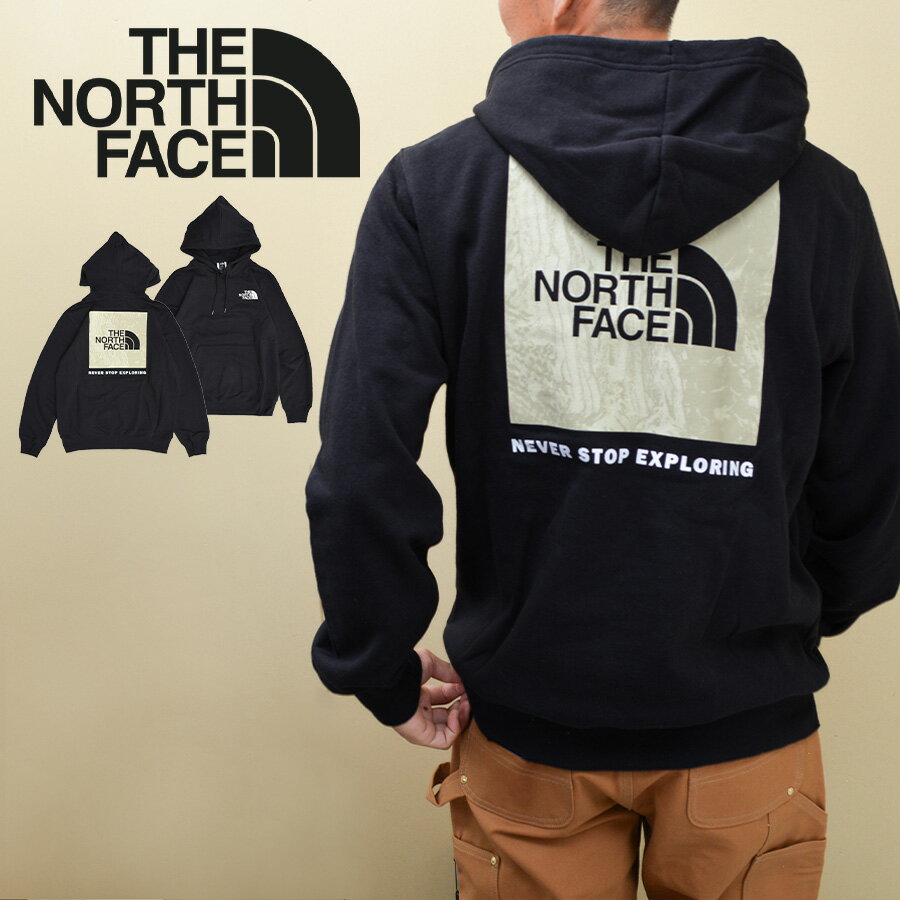 ノースフェイス パーカー メンズ 裏起毛 プルオーバー ロゴ バックプリント THE NORTH FACE フーディー..
