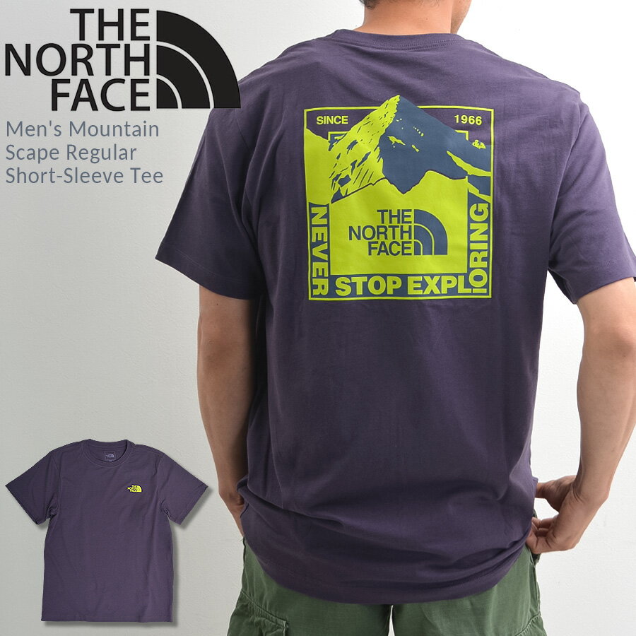 Rakuten - 【楽天スーパーSALE 10%オフ】ノースフェイス Tシャツ メンズ 半袖Tシャツ THE NORTH FACE ロゴT バックプリント アウトドア ブランド ボックスロゴ NF0A8GMF パープル