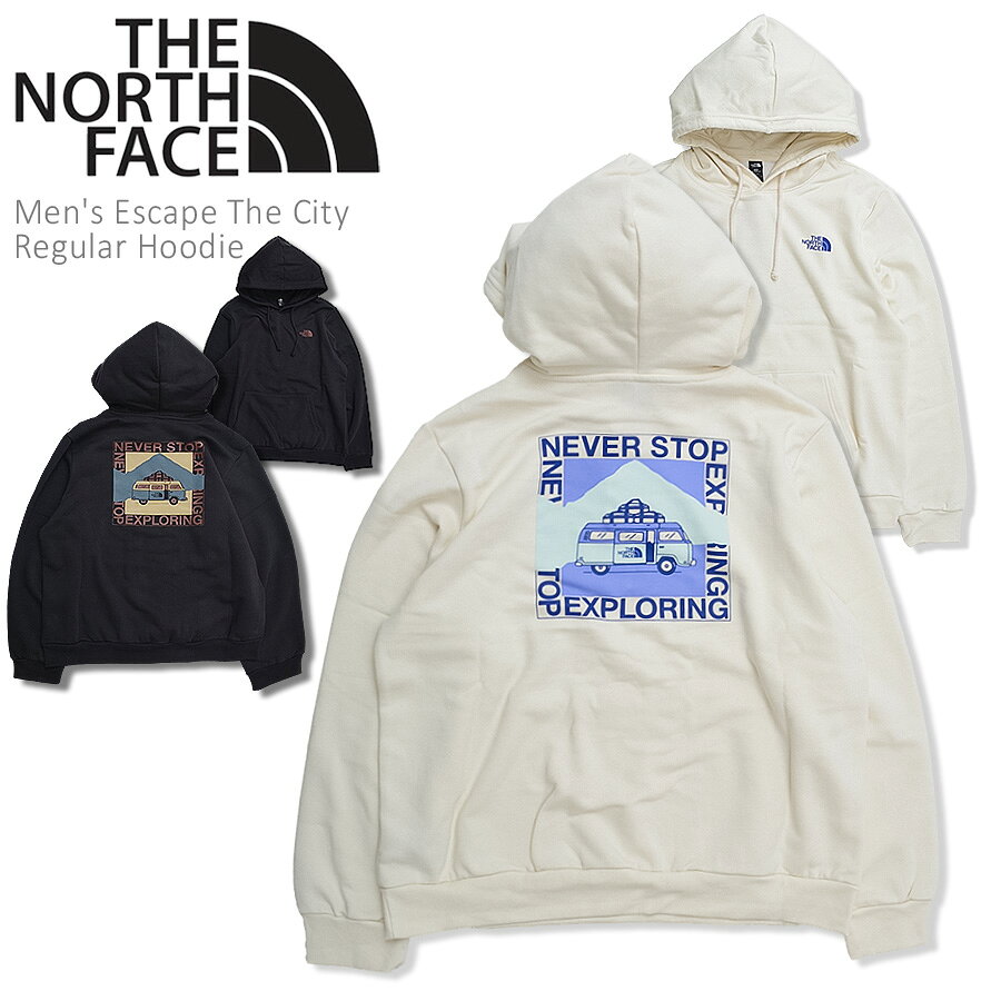 ノースフェイス パーカー メンズ 裏起毛 プルオーバー ロゴ 長袖 バックプリント THE NORTH FACE フーディー スウェット Men's Escape The City Regular Hoodie NF0A8GMN 海外限定
