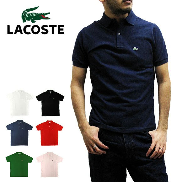 ラコステ LACOSTE ポロシャツ 半袖 L1812 鹿の子 ボーイズ PJ2909-51