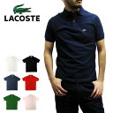 ラコステ 服 メンズ ラコステ LACOSTE ポロシャツ 半袖 L1812 鹿の子 ボーイズ PJ2909-51