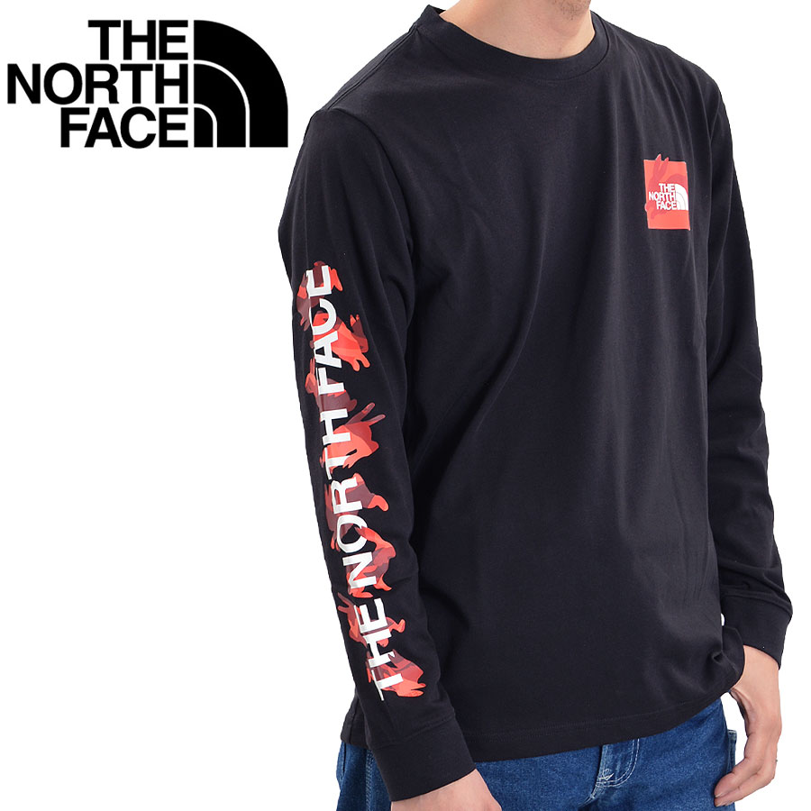 【楽天スーパーSALE50%OFF】ノースフェイス THE NORTH FACE ロンT 長袖Tシャツ メンズ NF0A81QG 袖ロゴ ブランドロゴ Tシャツ 日本未入荷 海外限定のサムネイル