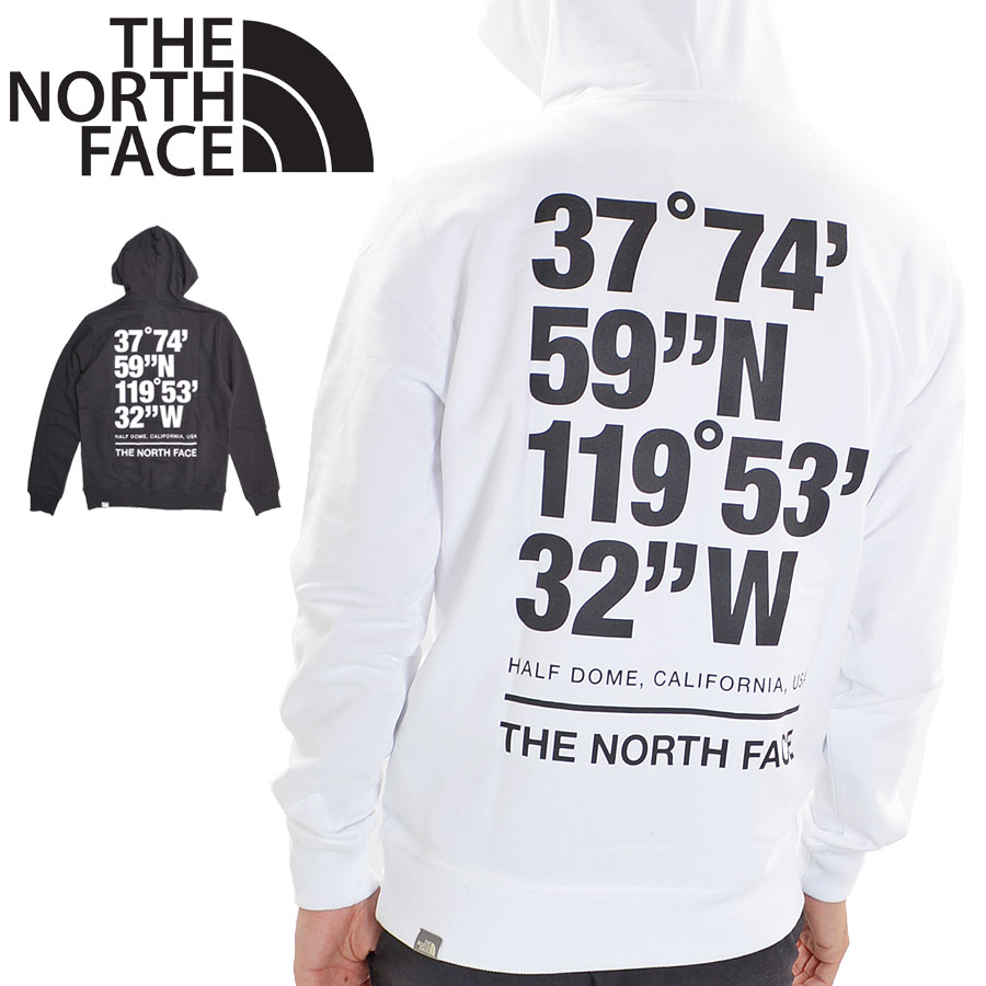 ノースフェイス THE NORTH FACE パーカー メンズ プルオーバー NF0A826U バックプリント 座標 ハーフドーム トップス スクエア ロゴ ブランド 1