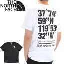 ノースフェイス Tシャツ THE NORTH FACE Tシャツ メンズ 半袖Tシャツ NF0A826X バックプリント 座標 ハーフドーム カットソー トップス スクエア ロゴ ブランド