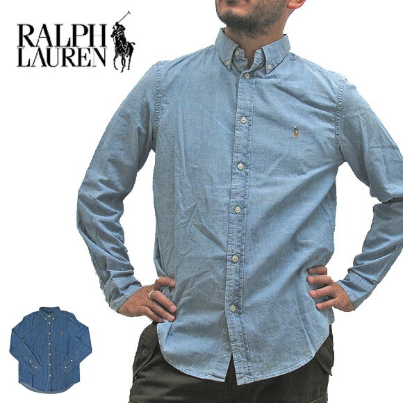 ラルフローレン POLO RALPH LAUREN ポロ・ラルフローレン シャツ 703283 713843 ONE POINT PONY DENIM SHIRT CHAMBRAY SHIRT ワンポイントポニー デニムシャツ シャンブレーシャツ