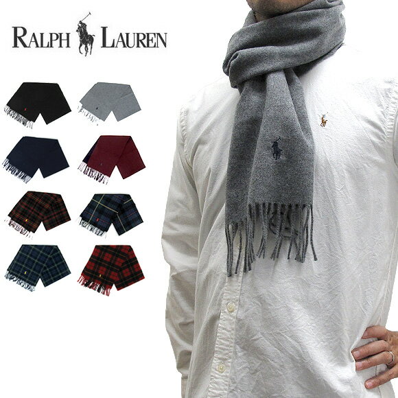 ポロ・ラルフローレン マフラー POLO Ralph Lauren ロングマフラー LONG MUFFLER 【ラッピングサービス】