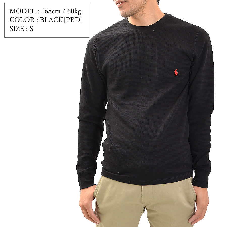 POLO RALPH LAUREN ポロ ラルフローレン サーマル 長袖Tシャツ ロンT メンズ クル...