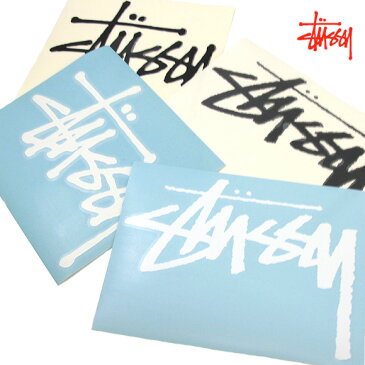 STUSSY ステューシー ストックロゴステッカー ラージサイズ STUSSY STOCK LOGO STICKER 【メール便対応】