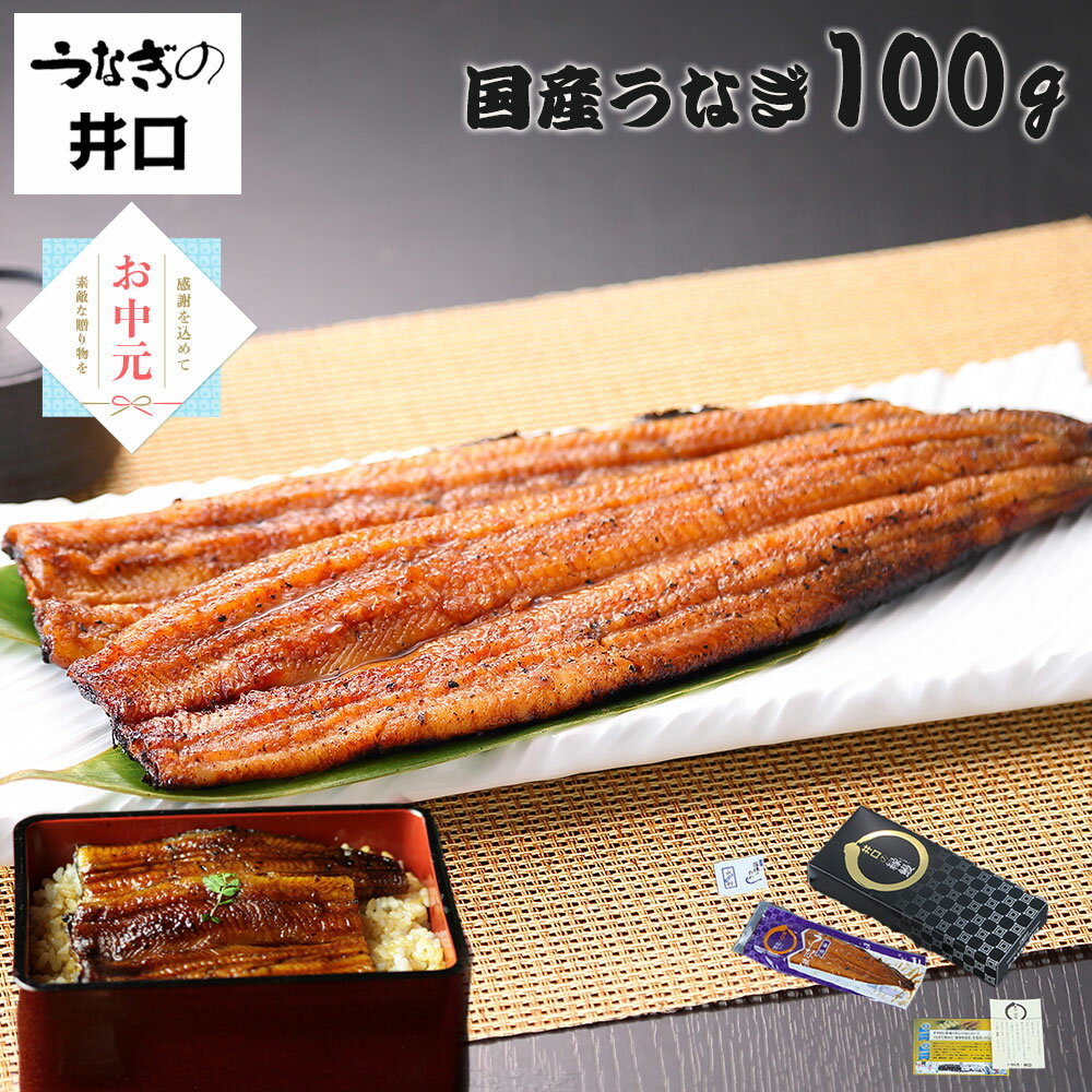 お中元ギフト 2026  ギフト プレゼント うなぎ 国産 蒲焼き 浜松 かば焼き 100g 鰻 ウナギ 冷凍 詰め合わせ お取り寄せ グルメ 食べ物 冷凍便 土用の丑の日 誕生日プレゼント 内祝 お返し 送料無料 御中元 夏ギフト