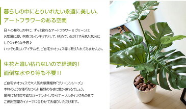 観葉植物 光触媒 造花 モンステラ グリーン 消臭 バーゲン アートフラワー 北欧 人気 除菌 モダン シンプル ホルムアルデヒド 抗菌 モンステラ75 人工 人工植物 植物 防菌 おしゃれ家具 おしゃれ