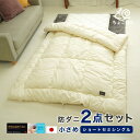 布団セット 小さめ ショートセミシングルシンサレートウルトラ 掛布団 135×185cm 固綿敷布団 80×180 防ダニ 短い 女性 軽量 軽い 暖か スペパ