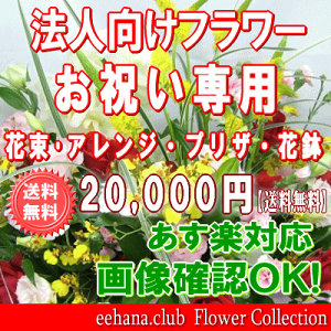 法人向けフラワー★お祝い花専用フラワー20,000円【送料無料】【あす楽対応】【画像閲覧OK!】【メッセージカード付き】【楽ギフ_メッセ】開店・退職・結婚祝い・新築・出産フラワー花プレゼント【あす楽_日曜営業】