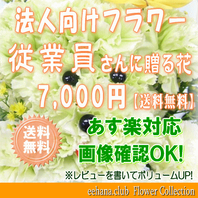 従業員用さんに贈る花★7,000円【送料無料】【あす楽対応】【楽ギフ_包装】【楽ギフ_メッセ】【楽ギフ_メッセ入力】