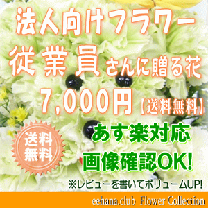 従業員用さんに贈る花★7,000円【送料無料】【あす楽対応】【楽ギフ_包装】【楽ギフ_メッセ】【楽ギフ_メッセ入力】