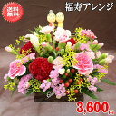 敬老の日★福寿アレンジ3,960円【送料無料】ネット特価!!【メッセージカード付き】【楽ギフ_メッセ】【楽ギフ_包装】