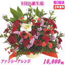 9月の誕生花★ファンシーアレンジ10,000円【送料無料】ネット特価!【楽ギフ_包装】【楽ギフ_メッセ】【楽ギフ_メッセ入力】【あす楽対応】