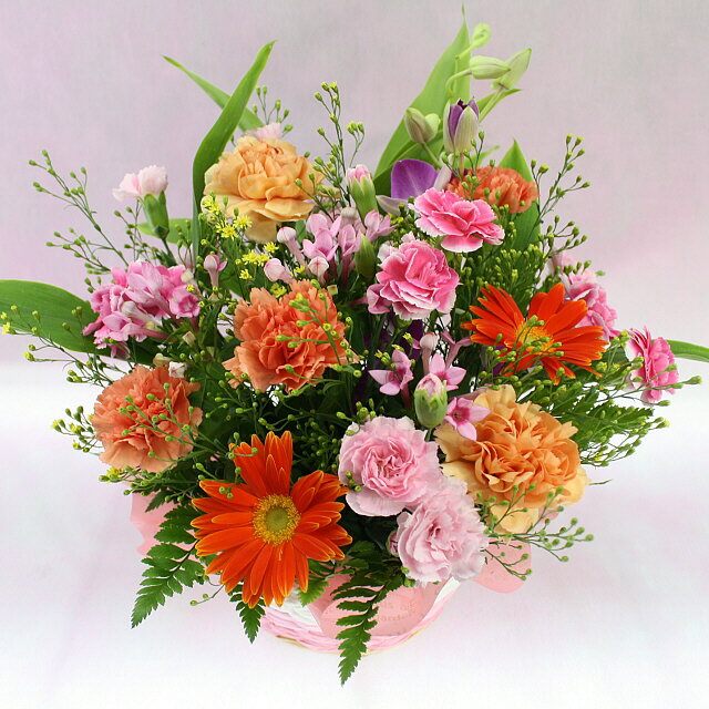 11月の誕生花 カラフルアレンジ3 マート 500円 花言葉カード付き