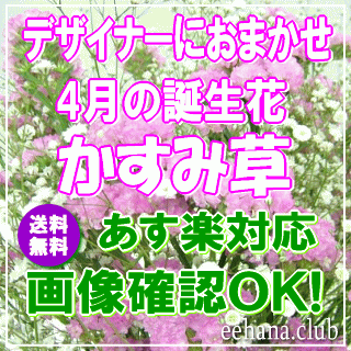 4月の誕生花★デザイナーにおまかせフラワー18,000円【送料無料】【あす楽対応】【商品画像確認OK！】【フラワーアレンジ・花束】【花言葉カード付き】【楽ギフ_包装】【楽ギフ_メッセ】【楽ギフ_メッセ入力】誕生日の贈りもの